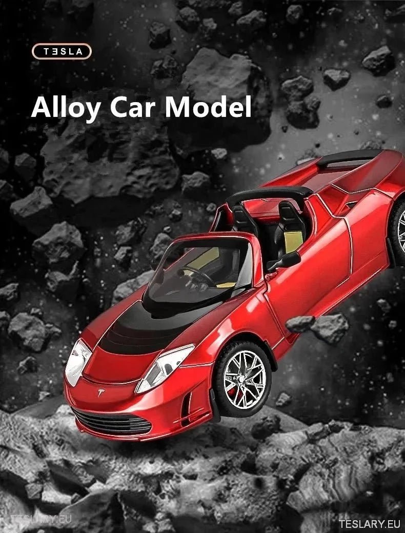 Original Tesla Roadster Model Car 2012 1:24 Unofficial Version - TESLARY Tesla Shop Accessories Europe Nederlands Ireland Deutschland Espana Alicante France Italia