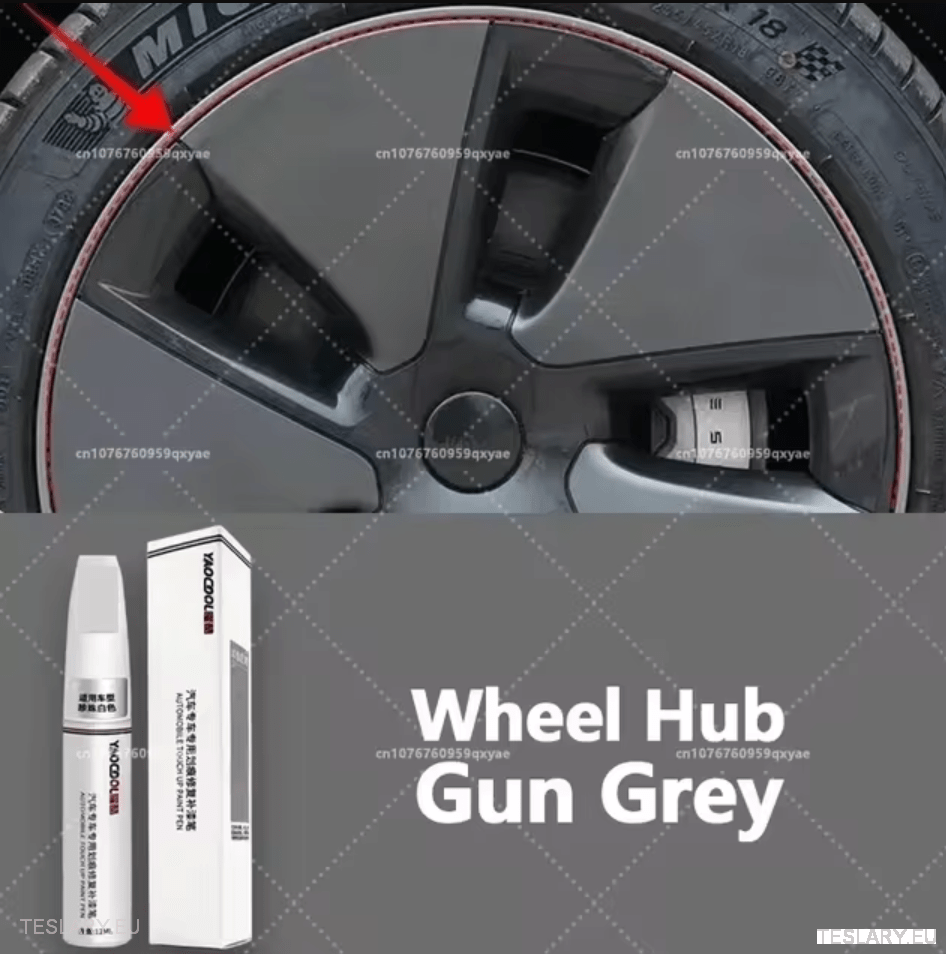 Paint Touch Up Brush Kits in Tesla Colours Body & Wheels 12ml for Model 3 Y S X - TESLARY Tesla Shop Accessories Europe Nederlands Dublin Cork Ireland Deutschland Espana Alicante France Italia