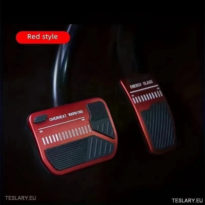 Performance Upgrade Tesla 3 / Y Non Slip Aluminium Sport Medals Red / Silver - TESLARY Tesla Shop Accessories Europe Nederlands Ireland Deutschland Espana Alicante France Italia