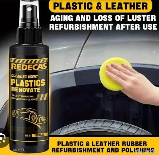 Plastic & PU Leather Renovation Cleaning Agent 100ml - TESLARY Tesla Shop Accessories Europe Nederlands Ireland Deutschland Espana Alicante France Italia