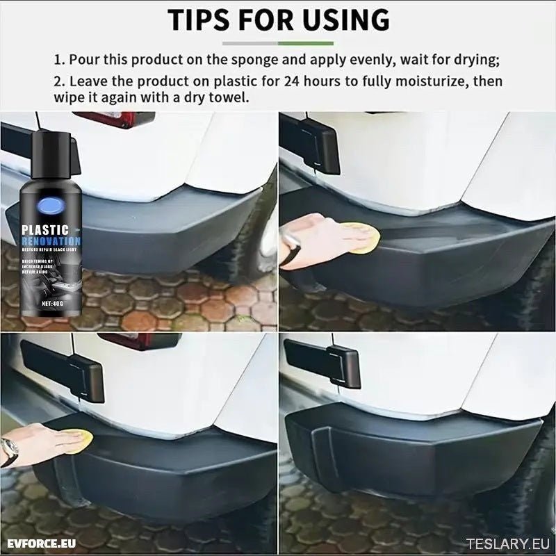Plastic Renewal Cream 40g for Tesla , BYD . MG . KIA & Other EVs - TESLARY Tesla Shop Accessories Europe Nederlands Ireland Deutschland Espana Alicante France Italia