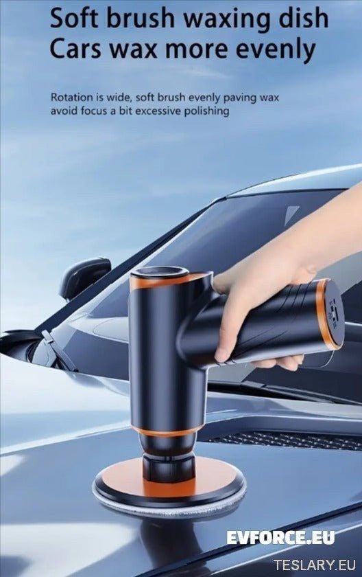 Portable Mini Cordless Car Polishing Machine for Tesla , BYD , MG & More - TESLARY Tesla Shop Accessories Europe Nederlands Ireland Deutschland Espana Alicante France Italia