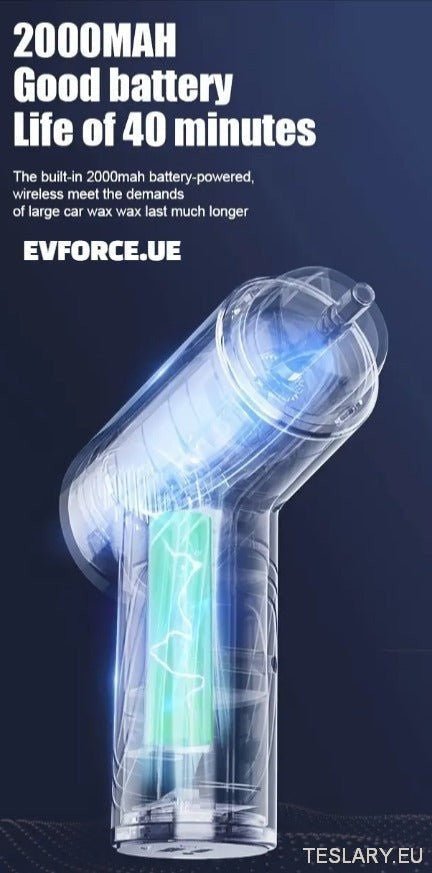 Portable Mini Cordless Car Polishing Machine for Tesla , BYD , MG & More - TESLARY Tesla Shop Accessories Europe Nederlands Ireland Deutschland Espana Alicante France Italia