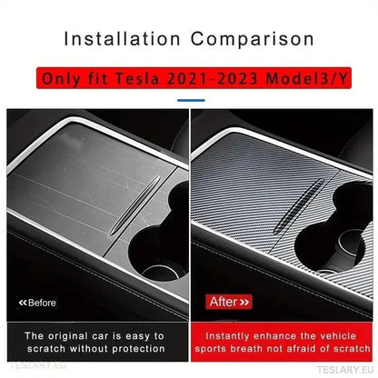 Premium Plastic Centre Console Cover for Tesla 3/Y - TESLARY Tesla Shop Accessories Europe Nederlands Ireland Deutschland Espana Alicante France Italia
