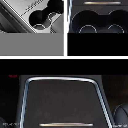 Premium Suede Centre Console Cover for Tesla 3/Y - TESLARY Tesla Shop Accessories Europe Nederlands Ireland Deutschland Espana Alicante France Italia