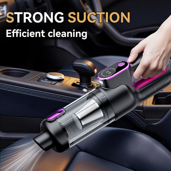 Premium Handheld Cordless Vacuum Cleaner Equipped with a Brushless Motor Featuring a Powerful Suction of 18000Pa LED Lights a TypeC Port And a Washable Filter Suitable for your Tesla Model 3 Y S X
