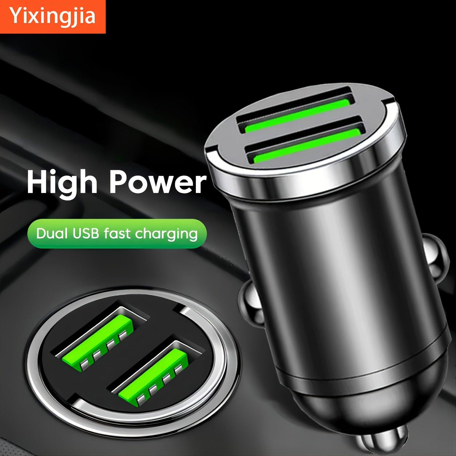New Carmounted Loop Mini Mobile Phone Car Charger PD  USB Fast Charging Hidden Flash Charge for Car Appliances