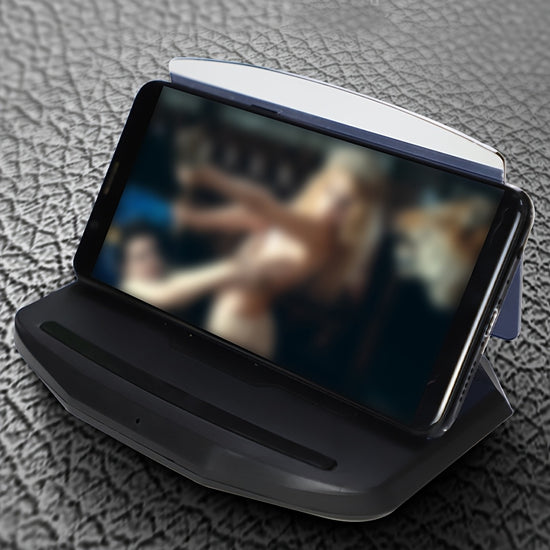 Car HeadUp Display Projector Featuring a Foldable Design a Universal Phone Holder And a Navigation Stand to Improve Your Driving Experience