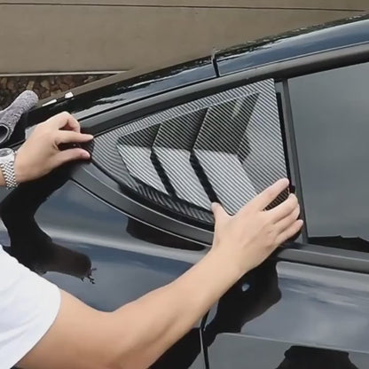 Tesla Sports Style Rear Side Windows Splitter/Spoiler ( 2 Pieces )