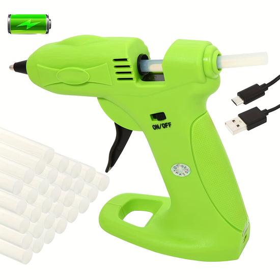 Cordless Hot Melt Glue Gun to Assist with Car Dent Repairs  USB Rechargeable 2600mAh 
