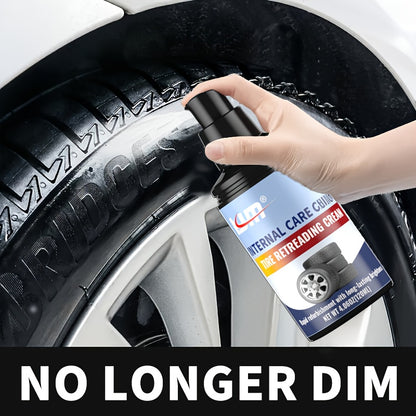 Tyre Shine Wax  120ml LongLasting Blackening  Protection  Gloss Enhancer for Tyres 