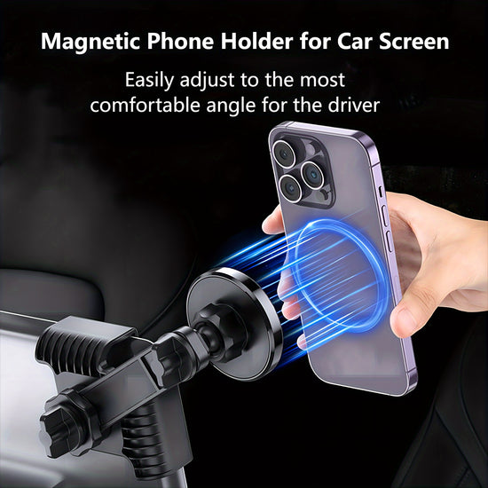 Magnetic Phone Holder for Tesla Model 3 and Y Adjustable Car Screen Mount with Strong Builtin Magnets Durable PC Material