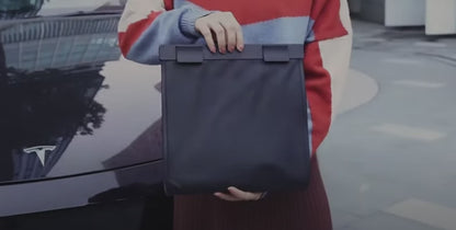 Seat Back Storage / Bag PU Leather with Led Light & Magnetic Lock