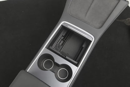 Tesla Model 3 / Y Centre Console Front Organiser with USB Ports and Spring Return