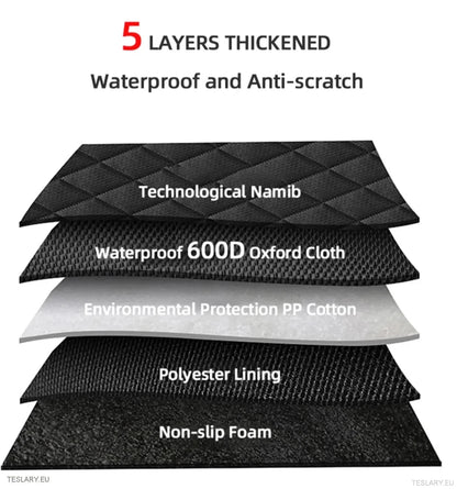 Robust Dog Car Seat Cover for Back Seat Suitable for Tesla Models 3 , Y & S - TESLARY Tesla Shop Accessories Europe Nederlands Dublin Cork Ireland Deutschland Espana Alicante France Italia