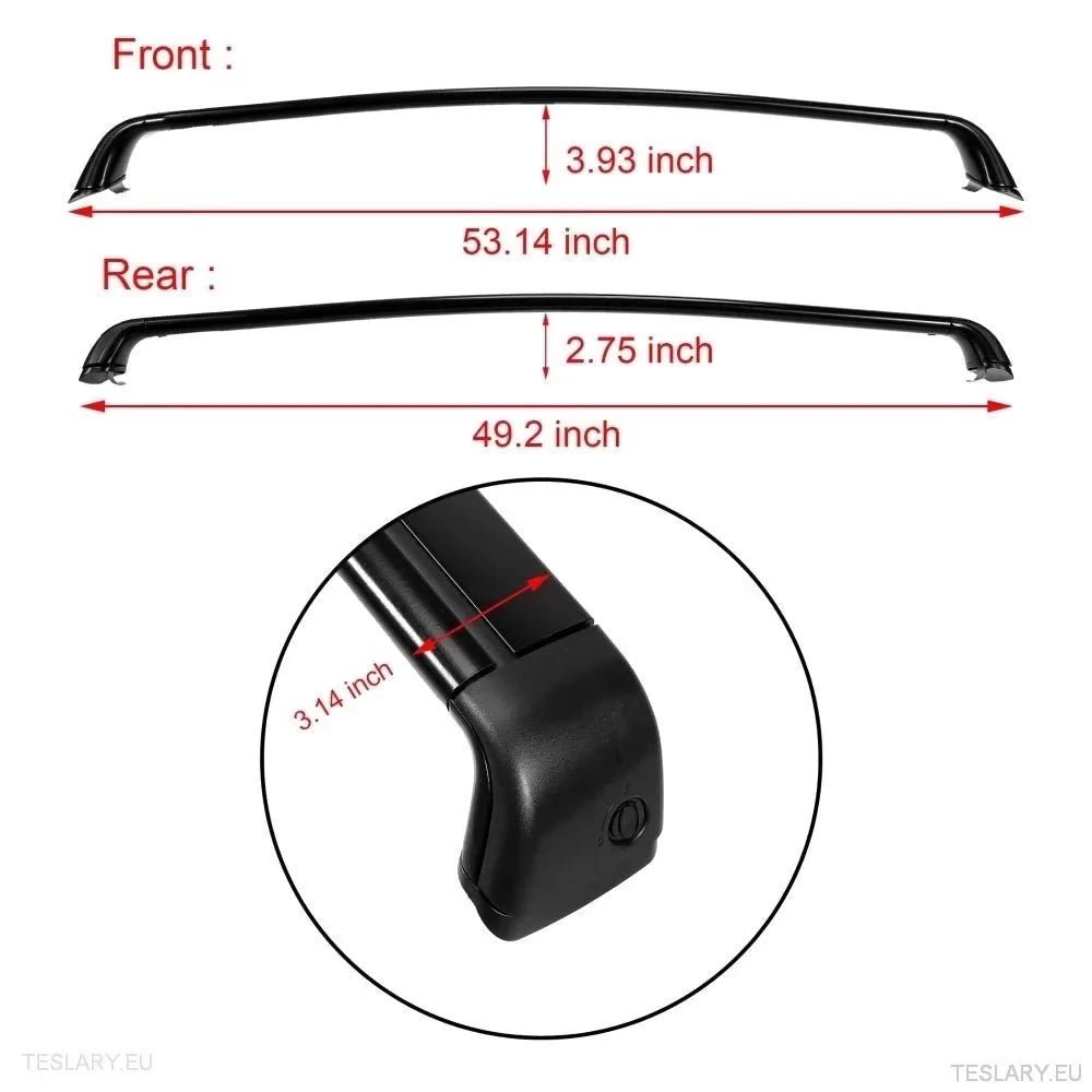 Roof Rack Cross Bars for Tesla Model 3 , Y and Highland - TESLARY Tesla Shop Accessories Europe Nederlands Ireland Deutschland Espana Alicante France Italia