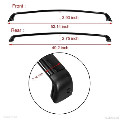 Roof Rack Cross Bars for Tesla Model 3 , Y and Highland - TESLARY Tesla Shop Accessories Europe Nederlands Ireland Deutschland Espana Alicante France Italia