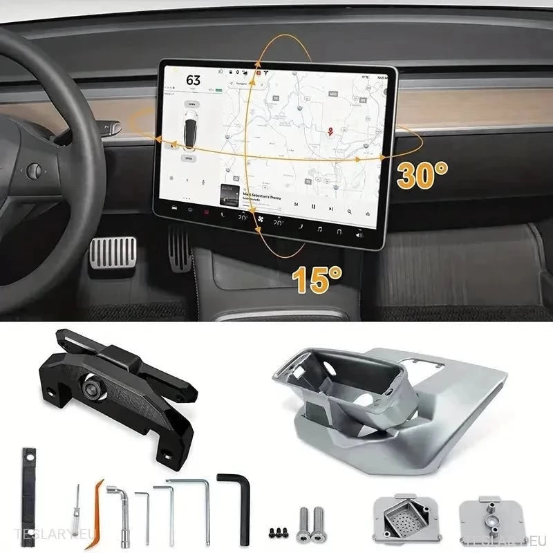 Screen Swivel & Rotation Mounting Kit for Tesla Model 3 /Y - TESLARY Tesla Shop Accessories Europe Nederlands Ireland Deutschland Espana Alicante France Italia