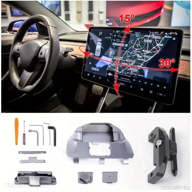 Screen Swivel & Rotation Mounting Kit for Tesla Model 3 /Y - TESLARY Tesla Shop Accessories Europe Nederlands Ireland Deutschland Espana Alicante France Italia