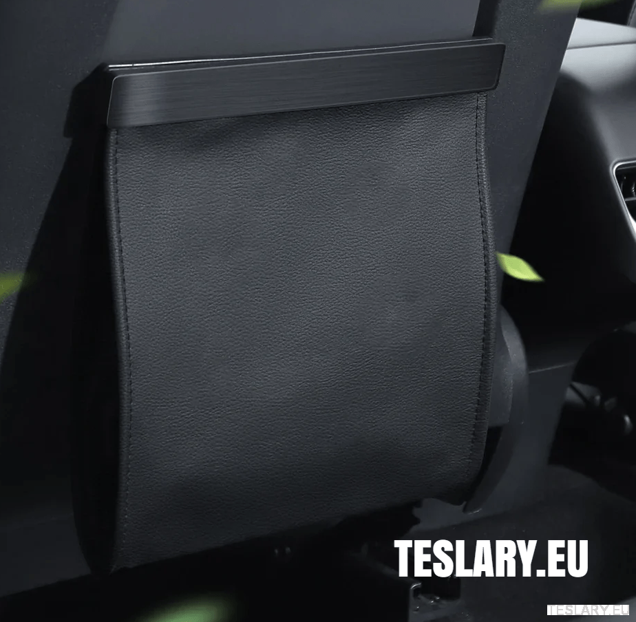 Seat Back Storage / Bag PU Leather with Led Light & Magnetic Lock - TESLARY Tesla Shop Accessories Europe Nederlands Dublin Cork Ireland Deutschland Espana Alicante France Italia