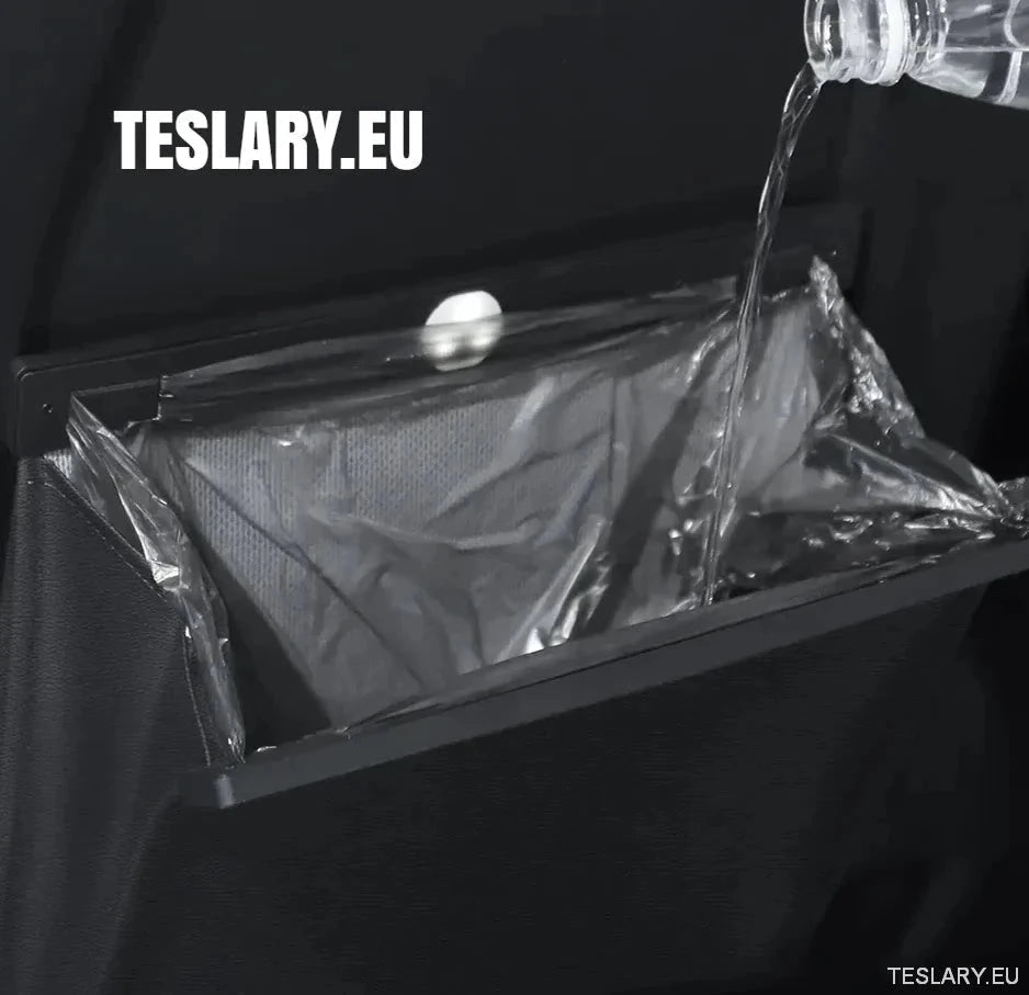 Seat Back Storage / Bag PU Leather with Led Light & Magnetic Lock - TESLARY Tesla Shop Accessories Europe Nederlands Ireland Deutschland Espana Alicante France Italia