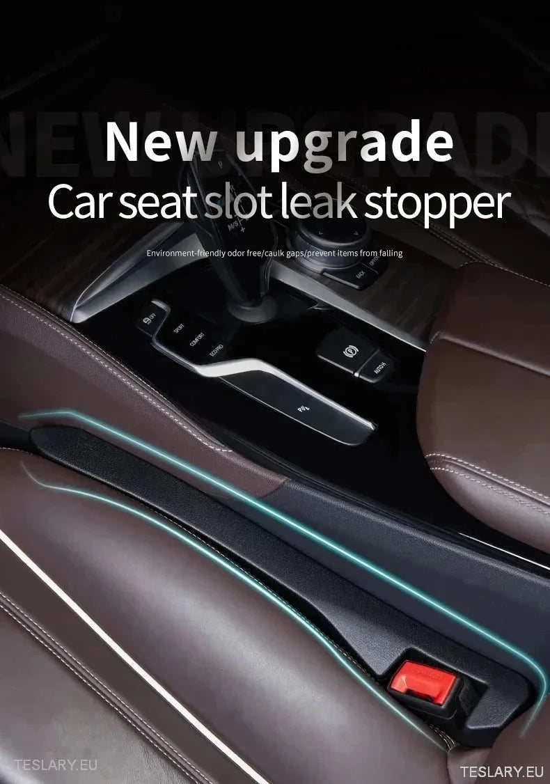 Seat Gap Filler for Tesla Model 3 , Y & S with Logo - TESLARY Tesla Shop Accessories Europe Nederlands Ireland Deutschland Espana Alicante France Italia