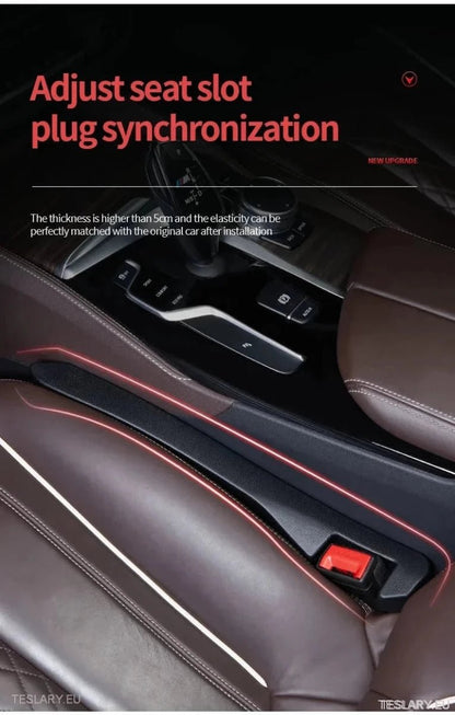 Seat Gap Filler for Tesla Model 3 , Y & S with Logo - TESLARY Tesla Shop Accessories Europe Nederlands Ireland Deutschland Espana Alicante France Italia