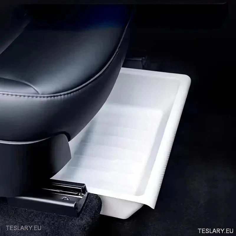 Seat Tray Organisers for Tesla Y - White or Black - TESLARY Tesla Shop Accessories Europe Nederlands Ireland Deutschland Espana Alicante France Italia