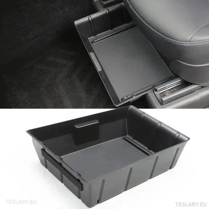 Seat Tray Organisers for Tesla Y - White or Black - TESLARY Tesla Shop Accessories Europe Nederlands Ireland Deutschland Espana Alicante France Italia