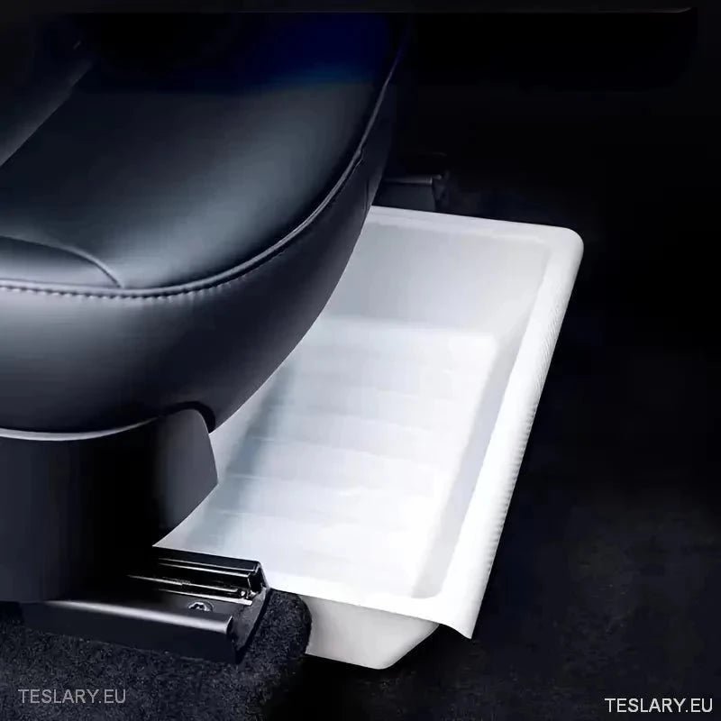 Seat Tray Organisers for Tesla Y - White or Black - TESLARY Tesla Shop Accessories Europe Nederlands Ireland Deutschland Espana Alicante France Italia