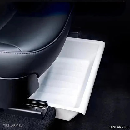 Seat Tray Organisers for Tesla Y - White or Black - TESLARY Tesla Shop Accessories Europe Nederlands Ireland Deutschland Espana Alicante France Italia