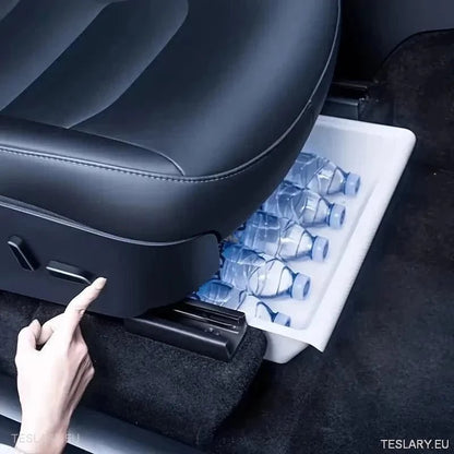 Seat Tray Organisers for Tesla Y - White or Black - TESLARY Tesla Shop Accessories Europe Nederlands Ireland Deutschland Espana Alicante France Italia