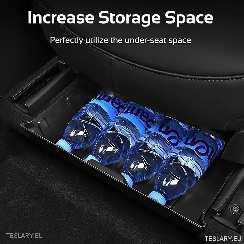 Seat Tray Organisers for Tesla Y - White or Black - TESLARY Tesla Shop Accessories Europe Nederlands Ireland Deutschland Espana Alicante France Italia