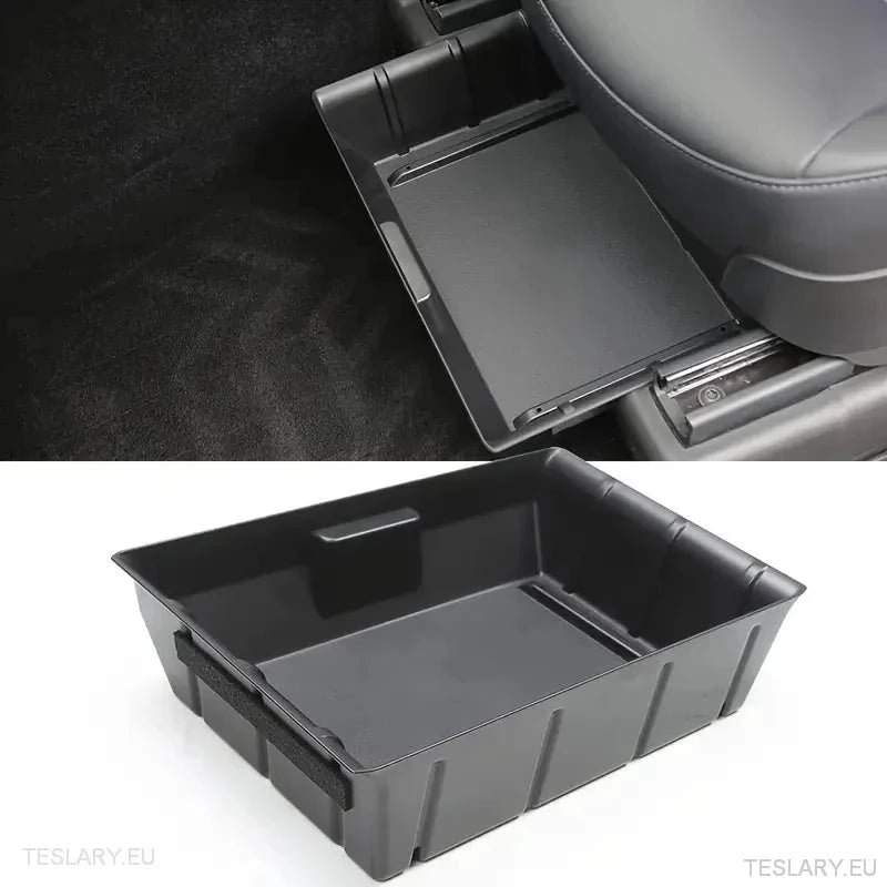 Seat Tray Organisers for Tesla Y - White or Black - TESLARY Tesla Shop Accessories Europe Nederlands Ireland Deutschland Espana Alicante France Italia