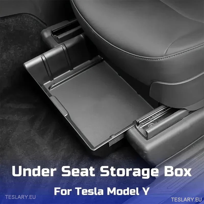 Seat Tray Organisers for Tesla Y - White or Black - TESLARY Tesla Shop Accessories Europe Nederlands Ireland Deutschland Espana Alicante France Italia