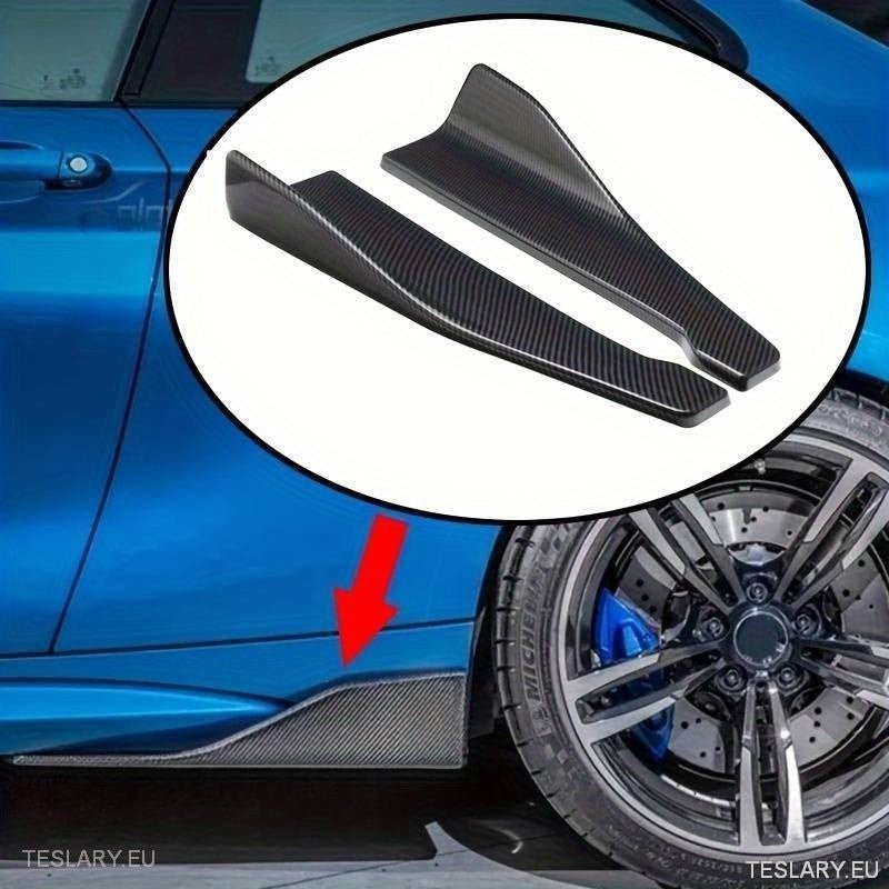 Side Skirt Carbon Fiber Body Trim ( Universal ) - TESLARY Tesla Shop Accessories Europe Nederlands Ireland Deutschland Espana Alicante France Italia
