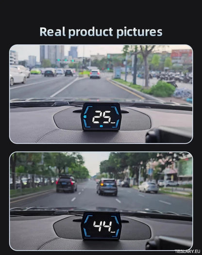 SmartDrive 2024: Advanced Car HUD with GPS & Safety Alerts - TESLARY Tesla Shop Accessories Europe Nederlands Ireland Deutschland Espana Alicante France Italia