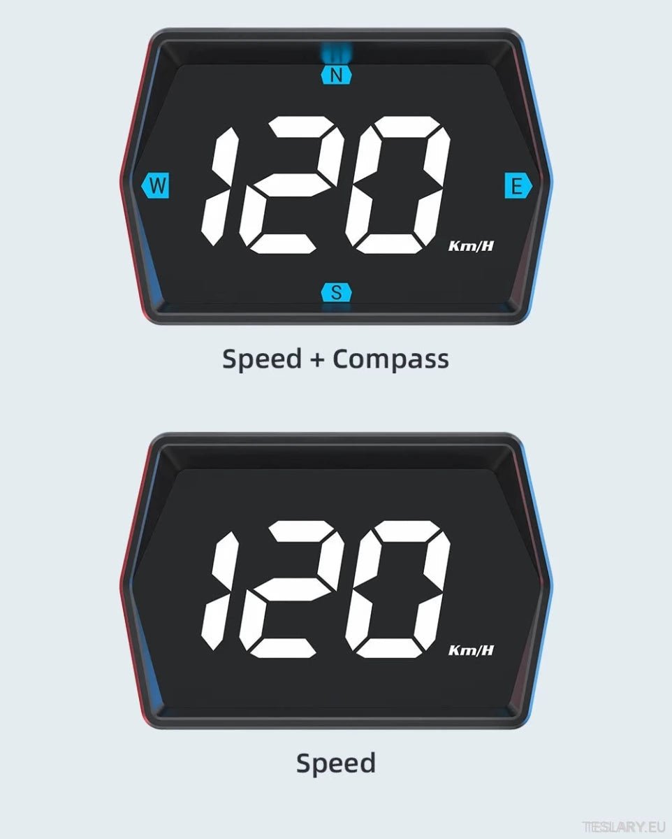 SmartDrive 2024: Advanced Car HUD with GPS & Safety Alerts - TESLARY Tesla Shop Accessories Europe Nederlands Ireland Deutschland Espana Alicante France Italia