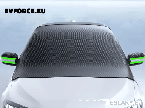 Snow & Frost Windshield Cover Tesla Model 3 , Highland , Model Y & Juniper - TESLARY Tesla Shop Accessories Europe Nederlands Dublin Cork Ireland Deutschland Espana Alicante France Italia