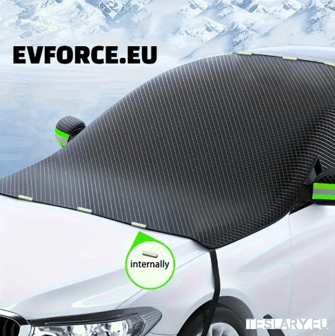 Snow & Frost Windshield Cover Tesla Model 3 , Highland , Model Y & Juniper - TESLARY Tesla Shop Accessories Europe Nederlands Dublin Cork Ireland Deutschland Espana Alicante France Italia