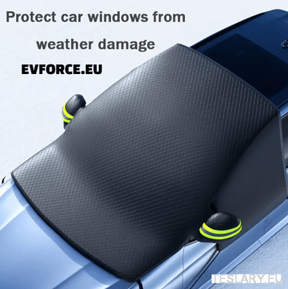 Snow & Frost Windshield Cover Tesla Model 3 , Highland , Model Y & Juniper - TESLARY Tesla Shop Accessories Europe Nederlands Dublin Cork Ireland Deutschland Espana Alicante France Italia