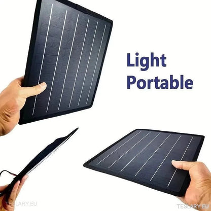 Solar Trickle Charger for Tesla EV 12 Volt Battery - TESLARY Tesla Shop Accessories Europe Nederlands Ireland Deutschland Espana Alicante France Italia