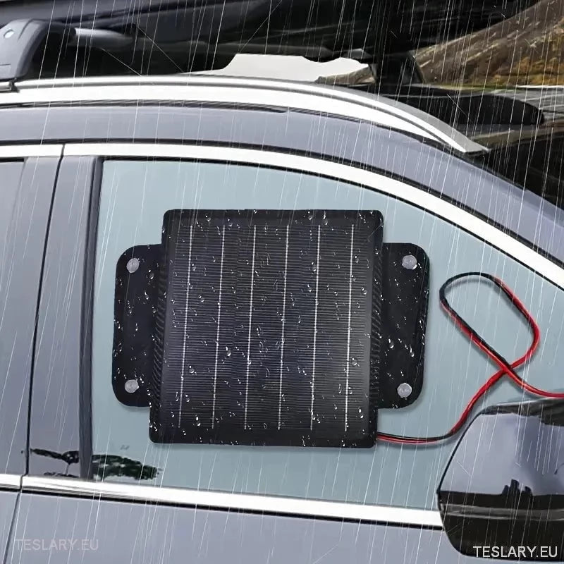 Solar Trickle Charger for Tesla EV 12 Volt Battery - TESLARY Tesla Shop Accessories Europe Nederlands Ireland Deutschland Espana Alicante France Italia