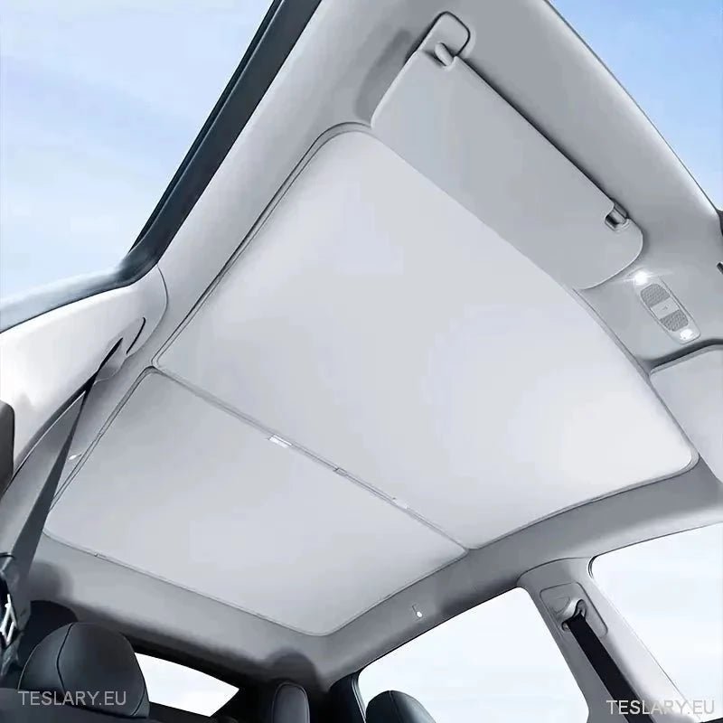 Sunshade Protection for Glass Roof for Tesla 3 & Y - TESLARY Tesla Shop Accessories Europe Nederlands Dublin Cork Ireland Deutschland Espana Alicante France Italia