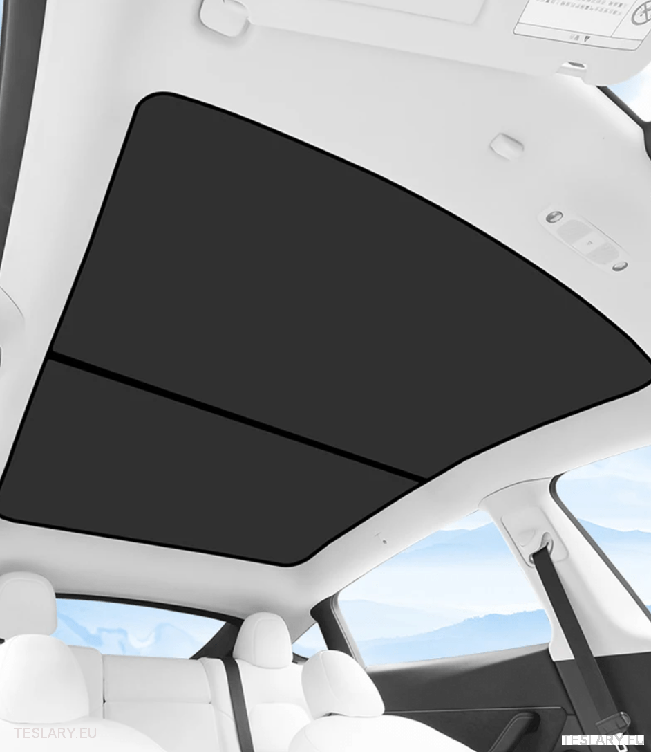 Sunshade Protection for Glass Roof for Tesla 3 & Y - TESLARY Tesla Shop Accessories Europe Nederlands Dublin Cork Ireland Deutschland Espana Alicante France Italia