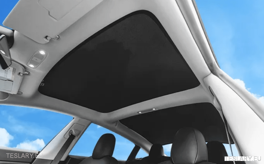 Sunshade Protection for Glass Roof for Tesla 3 & Y - TESLARY Tesla Shop Accessories Europe Nederlands Dublin Cork Ireland Deutschland Espana Alicante France Italia