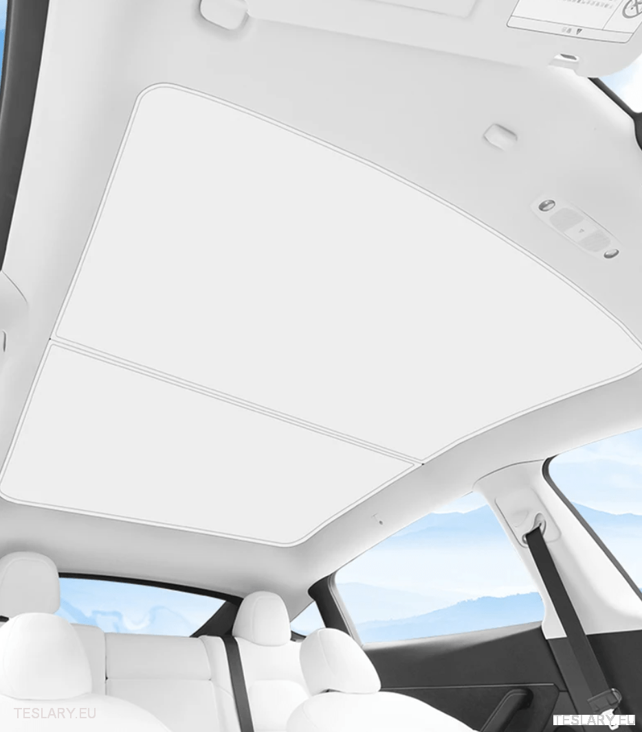 Sunshade Protection for Glass Roof for Tesla 3 & Y - TESLARY Tesla Shop Accessories Europe Nederlands Dublin Cork Ireland Deutschland Espana Alicante France Italia