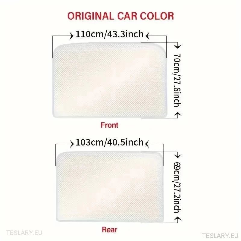 Sunshade Protection for Glass Roof for Tesla 3 & Y - TESLARY Tesla Shop Accessories Europe Nederlands Ireland Deutschland Espana Alicante France Italia