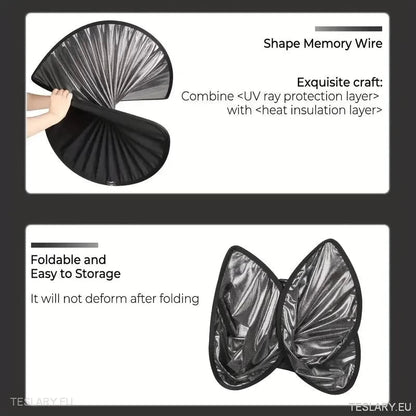 Sunshade Protection for Glass Roof for Tesla 3 & Y - TESLARY Tesla Shop Accessories Europe Nederlands Ireland Deutschland Espana Alicante France Italia