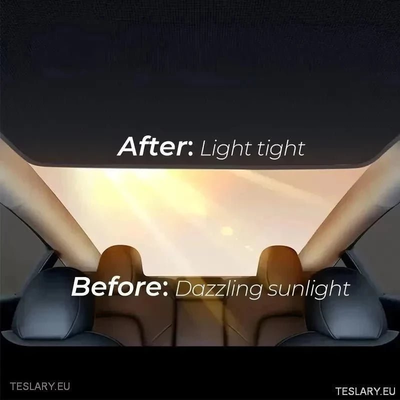 Sunshade Protection for Glass Roof for Tesla 3 & Y - TESLARY Tesla Shop Accessories Europe Nederlands Ireland Deutschland Espana Alicante France Italia